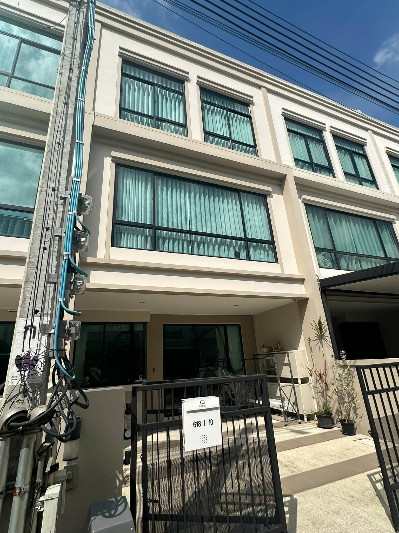 🟢 Townhome for rent Q Prapai Sukhumvit 77 (Q Prime Sukhumvit 77) near BTS On Nut Station, just 5 minutes.
