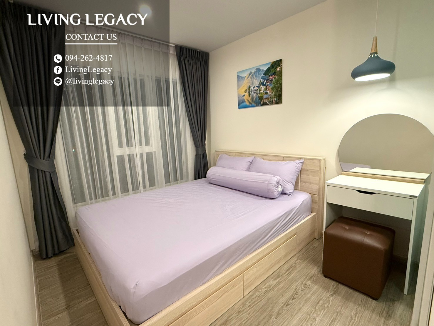 TNLY8Z Urgent rent Condo Regent Home Bangna 28 sq m. | 30th floor | 1 bedroom | 1 bathroom 10,000 baht/month line id : @livinglegacy