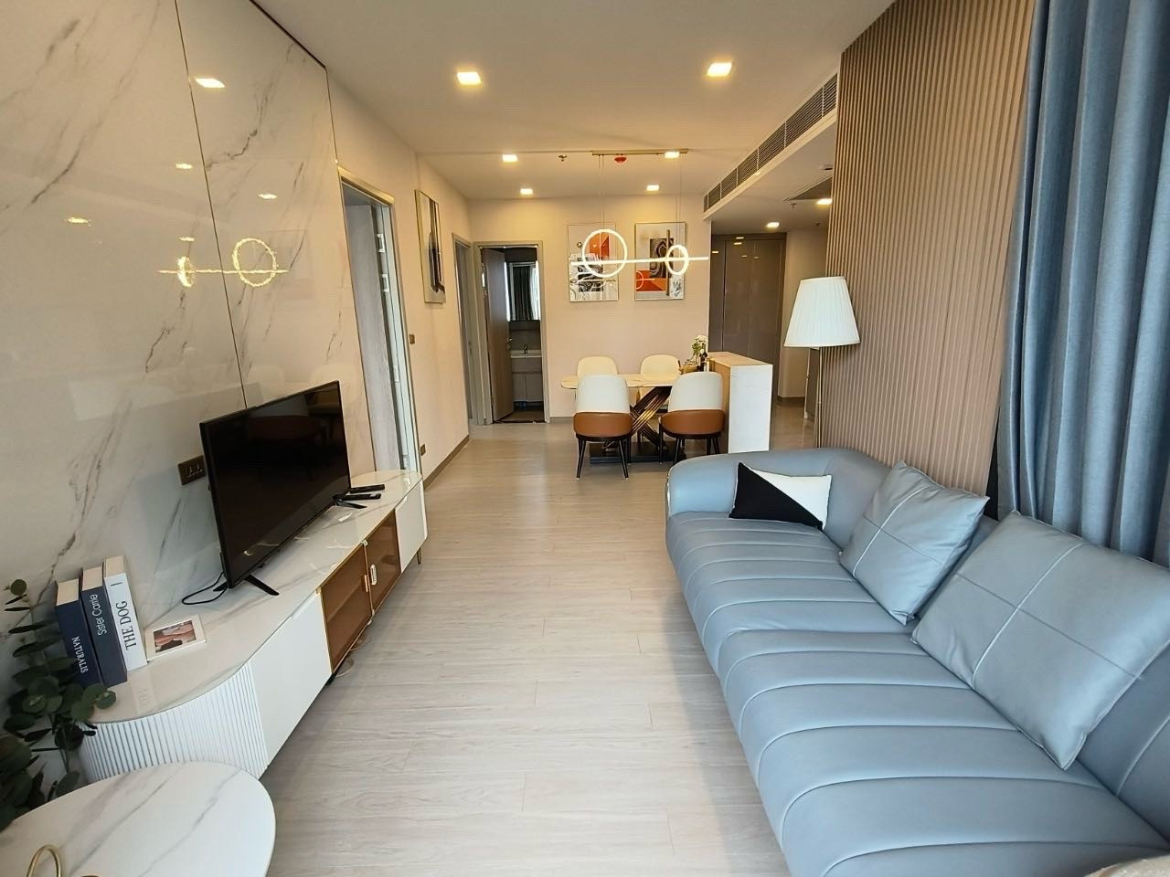 ให้เช่า One 9 Five พระราม 9 ห้องใหญ่ 69 ตร.ม. 2 นอน 2 น้ำ อาคาร B ชั้น 21 ราคา 55,000 บาท/เดือน