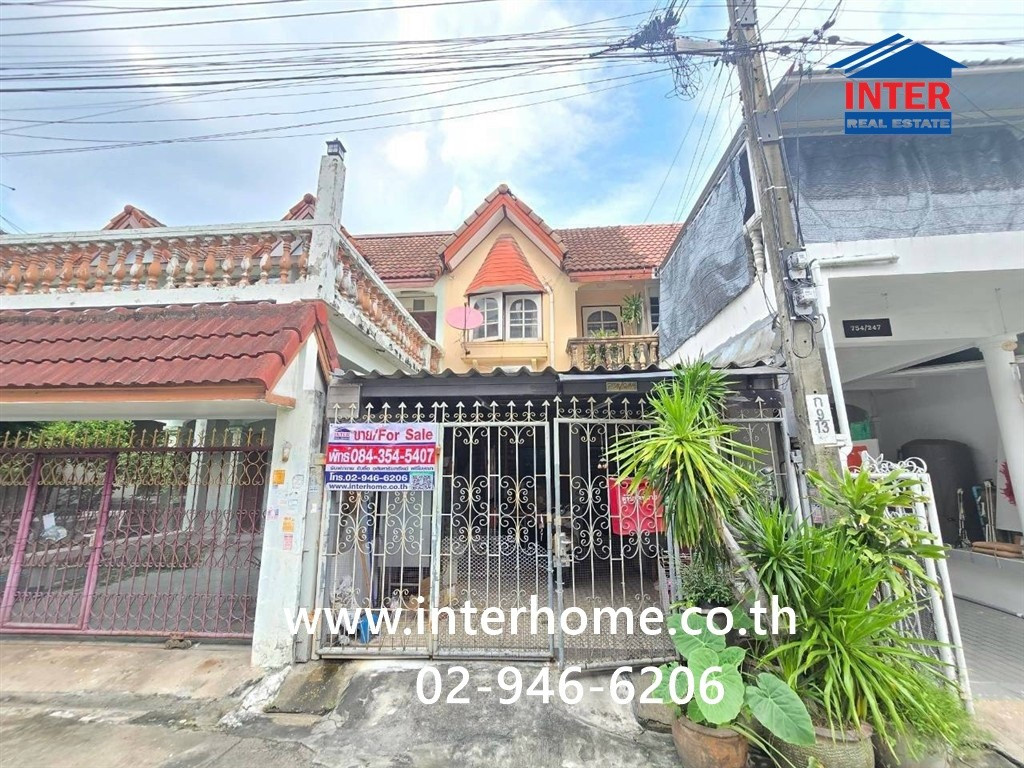 Townhouse, 2 floors, 23 sq m, Rangsiya Village, Punnawithi 22, Soi Punnawithi 22 (Soi Sukhumvit 101), Sukhumvit Road, Punnawithi Road, Phra Khanong District, Bangkok.