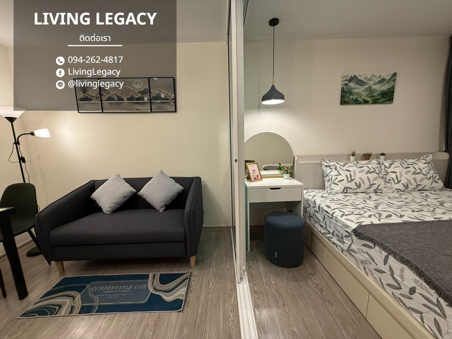 TNLXA0 เช่าด่วน คอนโด Regent Home Bangna 28 ตร.ม. | ชั้น 7 | 1 ห้องนอน | 1 ห้องน้ำ 10,000 บาท/เดือน line id : @livinglegacy – รูปที่ 2