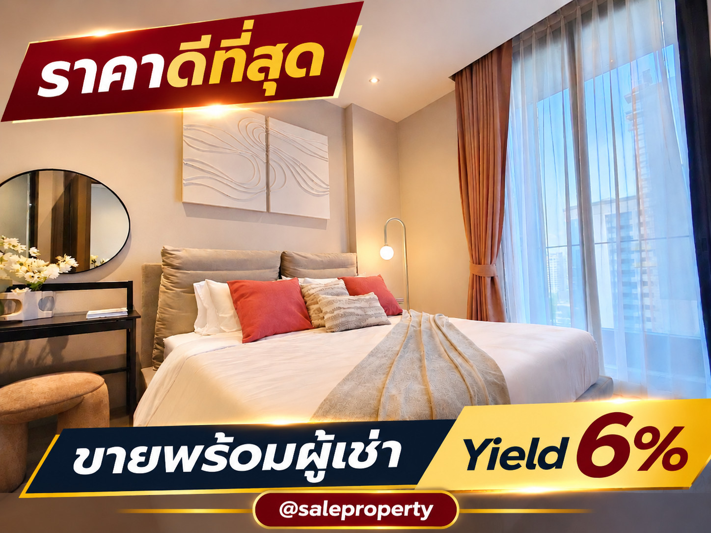 HOT DEAL for sale with tenant, Yield 6% Hyde Heritage Thonglor