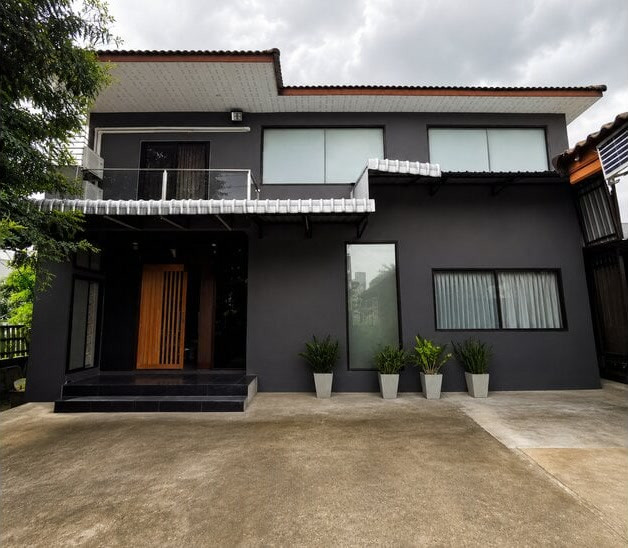 2-story house for sale with home office and warehouse, Ramintra 5, Intersection 18, Bang Khen District, 112 sq m, 350 sq m, 6 bedrooms, 4 bathrooms | For Sale House with Home Office and Warehouse, 112 sq.wah
