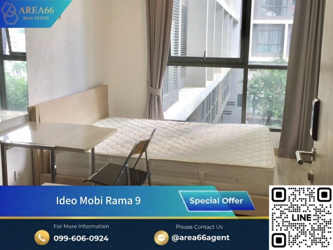 📍Nice condo for rent❗️Room for rent, good location. Suitable for long-term living, Ideo Mobi Rama 9.