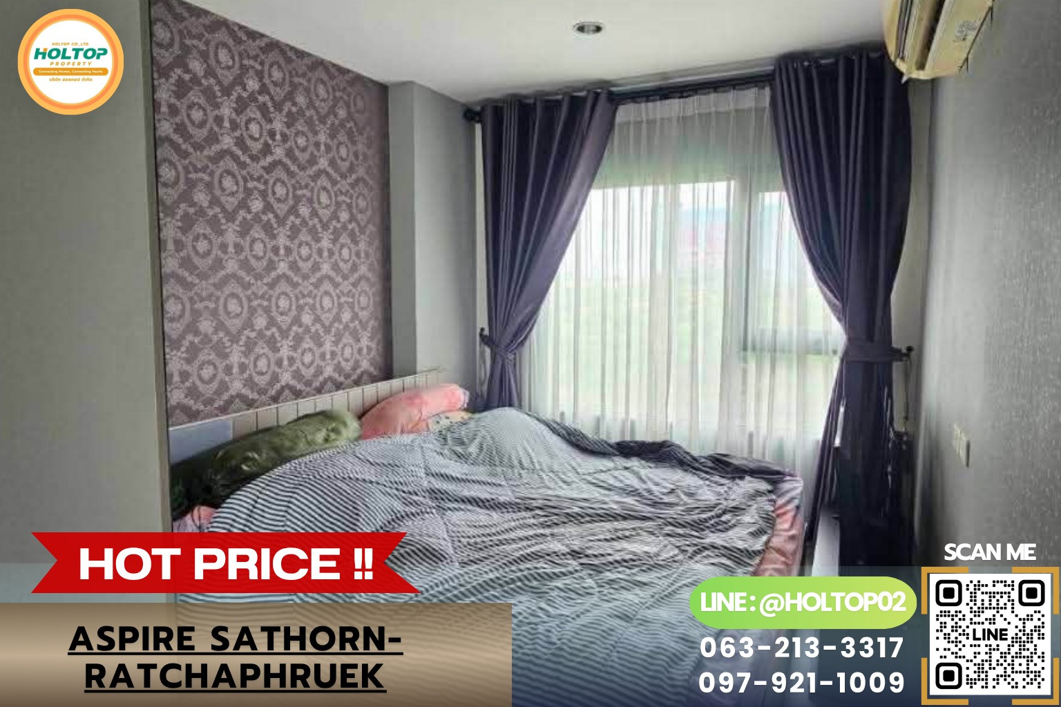 #HT26401 Condo for rent Aspire Sathorn-Ratchaphruek (Aspire Sathorn-Ratchaphruek)