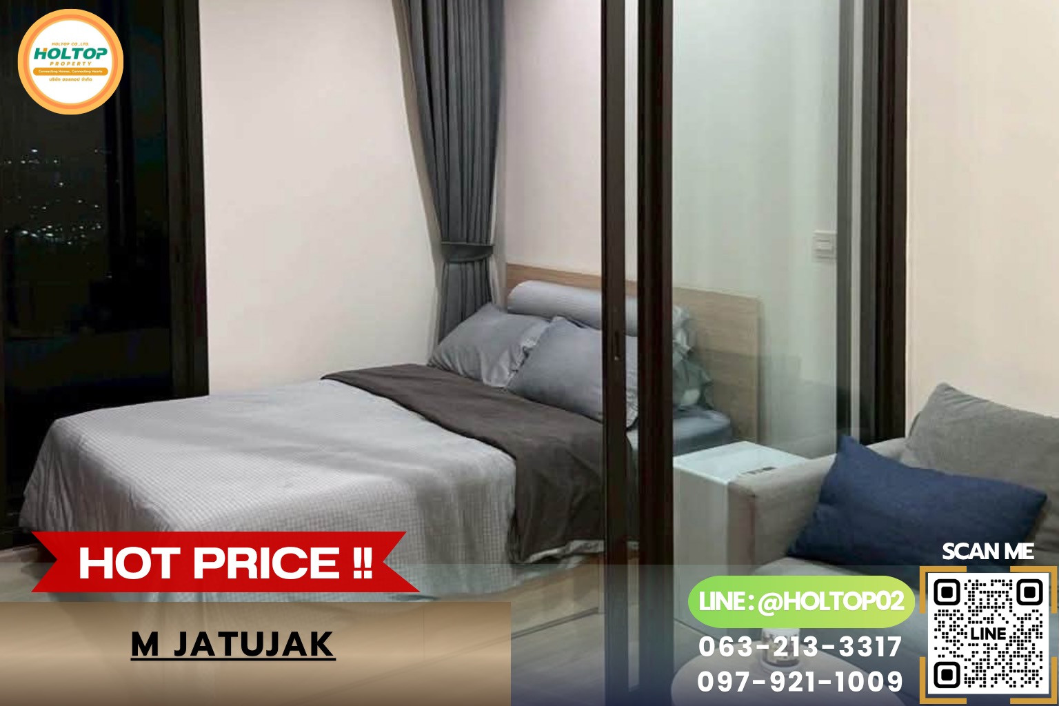 #HT26477 Condo for rent M Jatujak (M Jatujak)