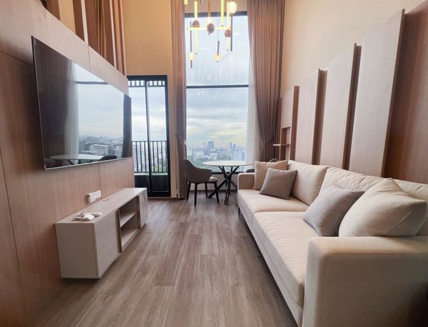 Condo for rent, So Origin Kaset Interchange , 4.2 meter high ceiling room, size 37 square meters, near BTS Kasetsart University, Property code ASAP-00103-CDR