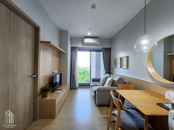For Rent: Whizdom Connect – A perfectly positioned unit with eye-level views of the treetops. Quiet, cozy, and inviting. @15,000 THB/month.