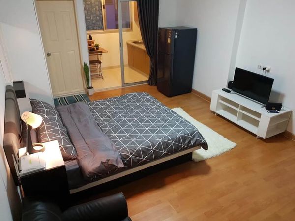 Condo for rent, City Home Sukhumvit 101/1, spacious room 30 sq m, near BTS Udomsuk, ready to move in!
