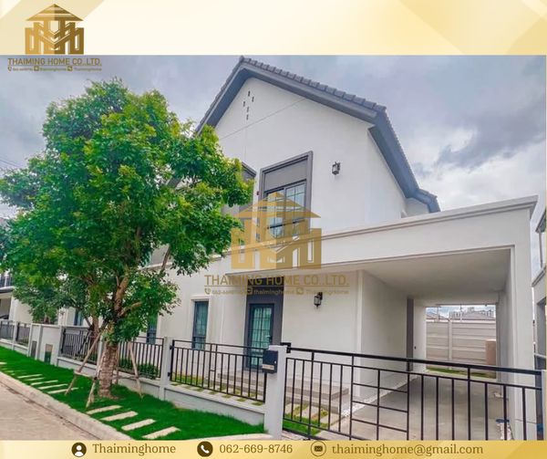 2-story detached house for rent, 4 bedrooms, usable area 235 sq m, Centro Bangna Phase 2, Bang Phli, Samut Prakan (TH6-5426)