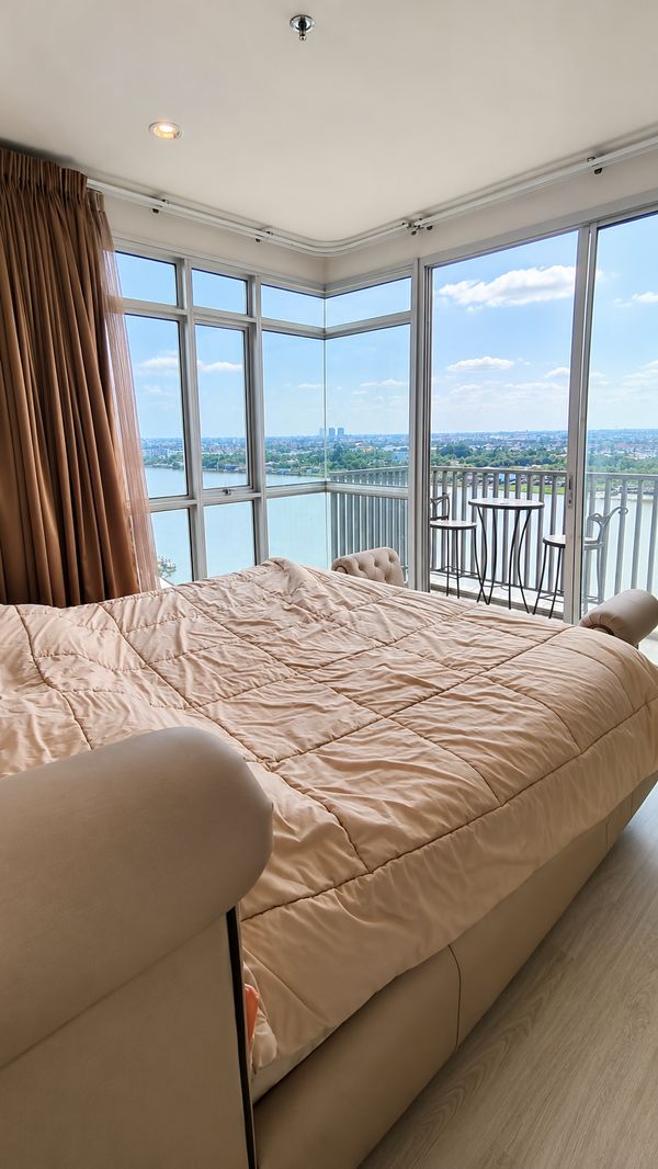 ✨💕#CondoForRent at Manor Sanambinnam #CondoWithChaoPhrayaRiverView💕✨
