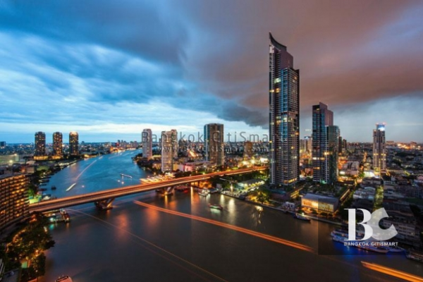 ขาย The River 1 ห้องนอน 69 ตร.ม. คอนโดริมแม่น้ำ มี Private Pier ใกล้ The Peninsula