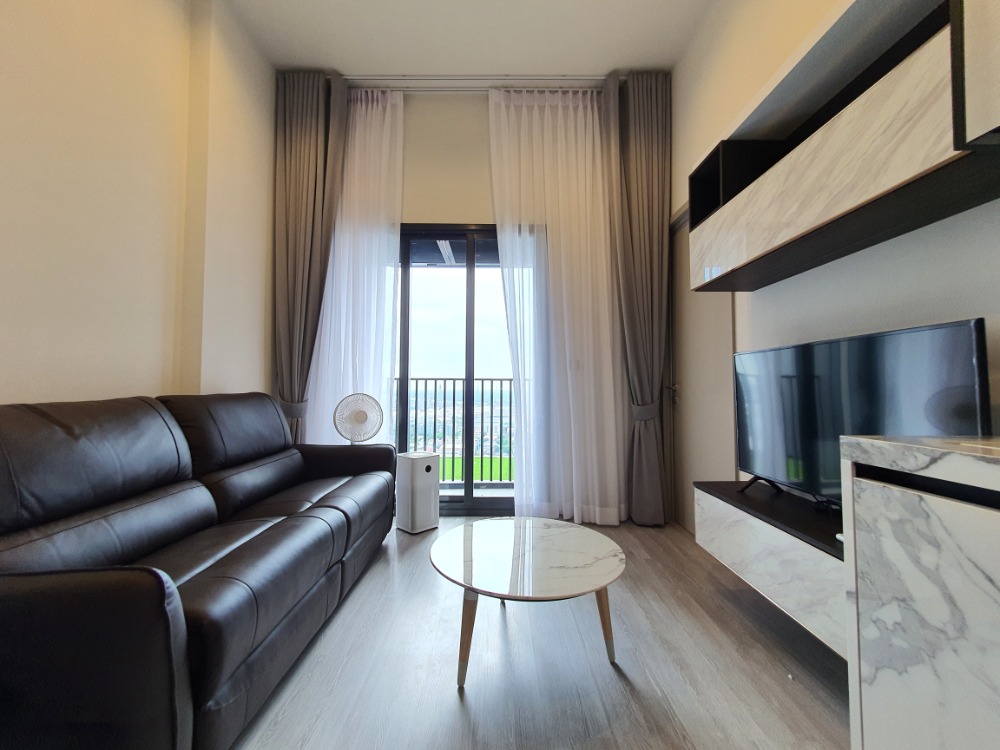 [Sale with tenant] The Line Sukhumvit 101 - The Line Sukhumvit 101, high floor, Bang Krachao river view. At first, the  decorated it for himself, near MRT Punnawithi, True Digital Park.