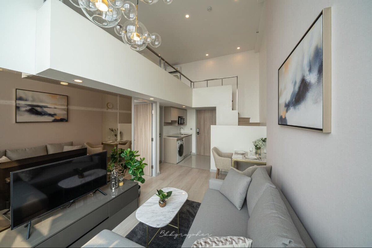***เช่าด่วน*** Knightsbridge prime sathorn** Duplex 2 ห้องนอน 45 ตรม. แต่งครบพร้อมอยู่!! – รูปที่ 2