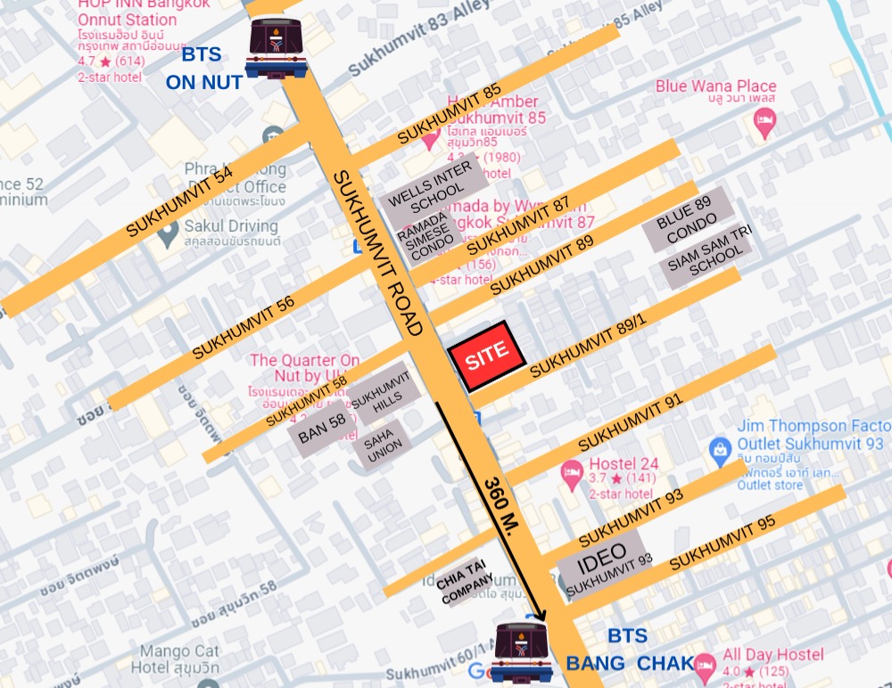 Land for sale on the main road, Sukhumvit 89/1, amount 693 sq.wa. – รูปที่ 4