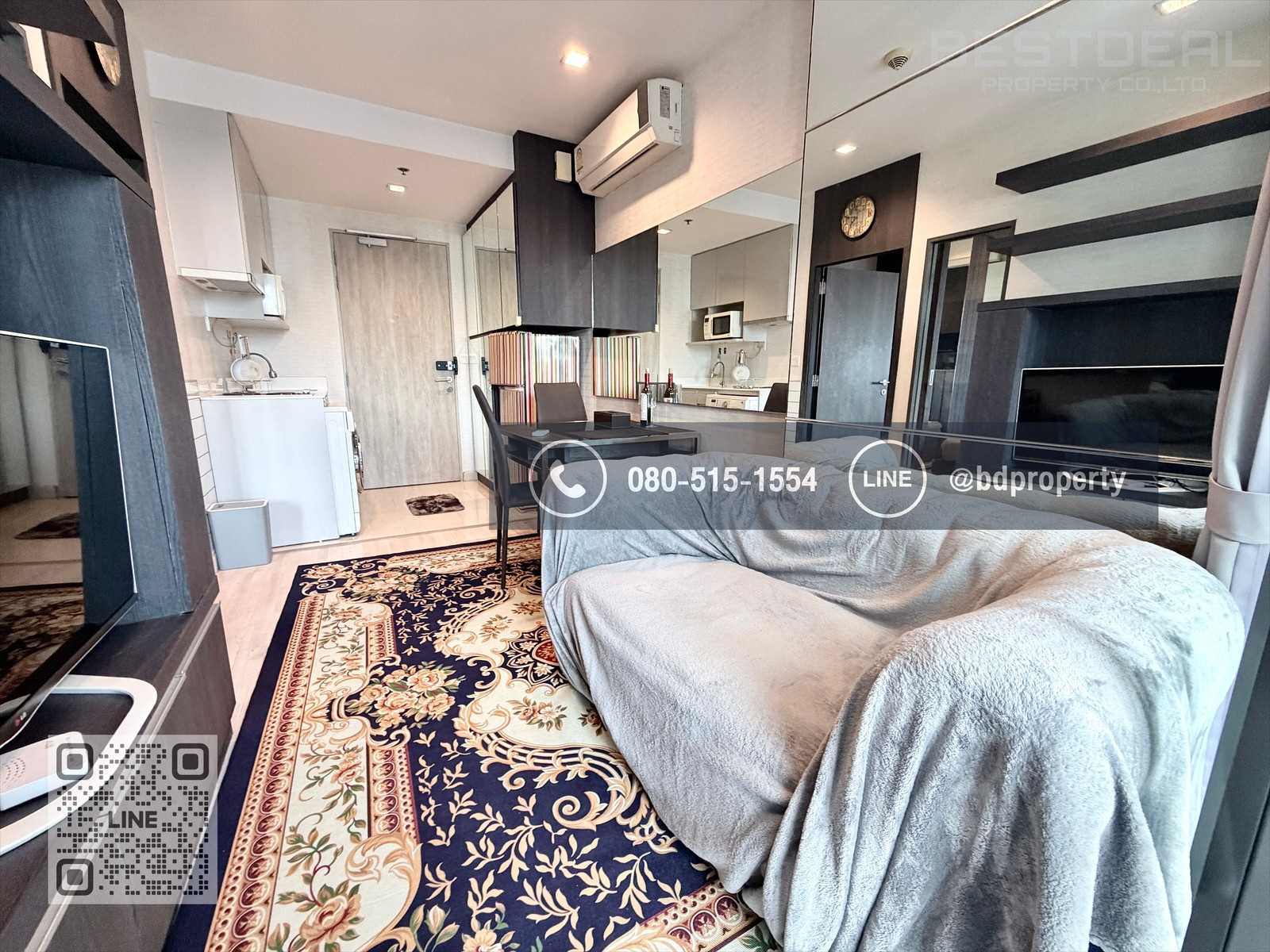 BESTDEAL FOR RENT  1 Bedroom  31 sqm. Special Price 16k/Month “IDEO MOBI RAMA 9” Near Phraram Kao 9 MRT Station 80 meters.