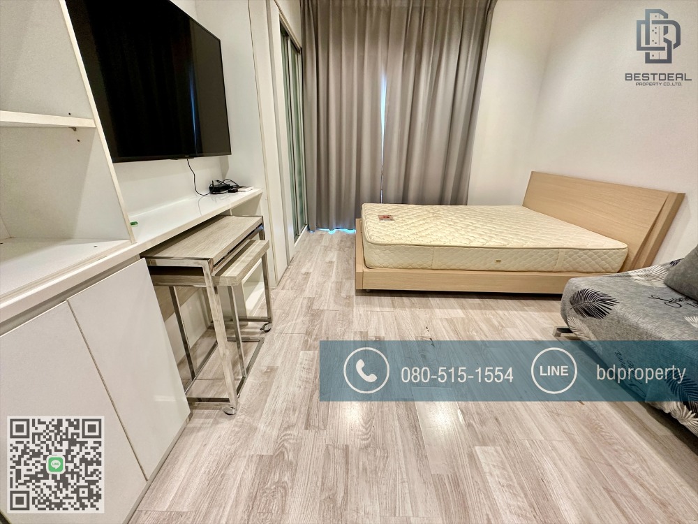 Bestdeal  FOR RENT Studio 22 sqm. Rental 13,000 THB /month CONDO “Ideo Mobi Rama 9” Near Phraram Kao 9 MRT Station 80 meters – รูปที่ 2