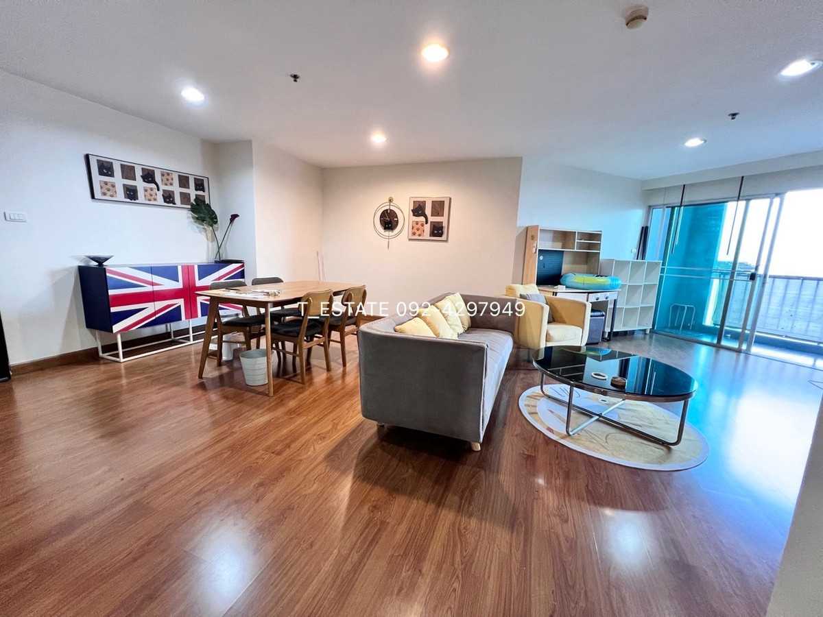 R32004*For rent Bell Grand Rama9 Type 3 Bed 2 Bath On 15th Floor Available Unit For Rent with a Nice View Outside From Your Balcony