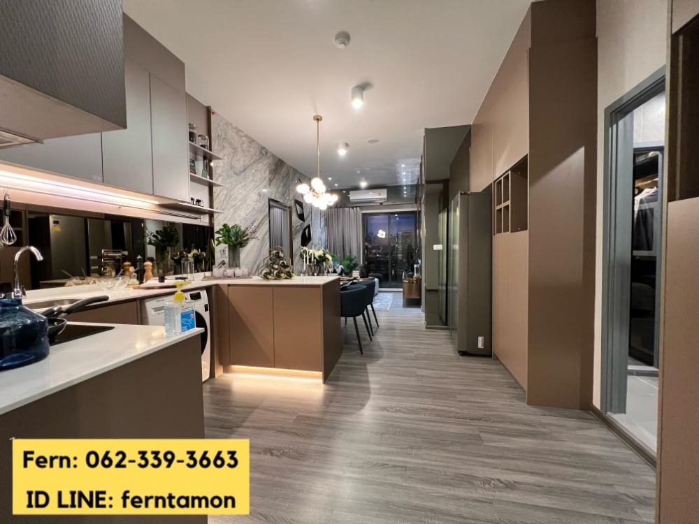 🔥 Condo near BTS Phra Khanong, 2 bedrooms, 65 sq m., high floor, corner room, IDEO Sukhumvit-Rama 4 Tel. 062-339-3663