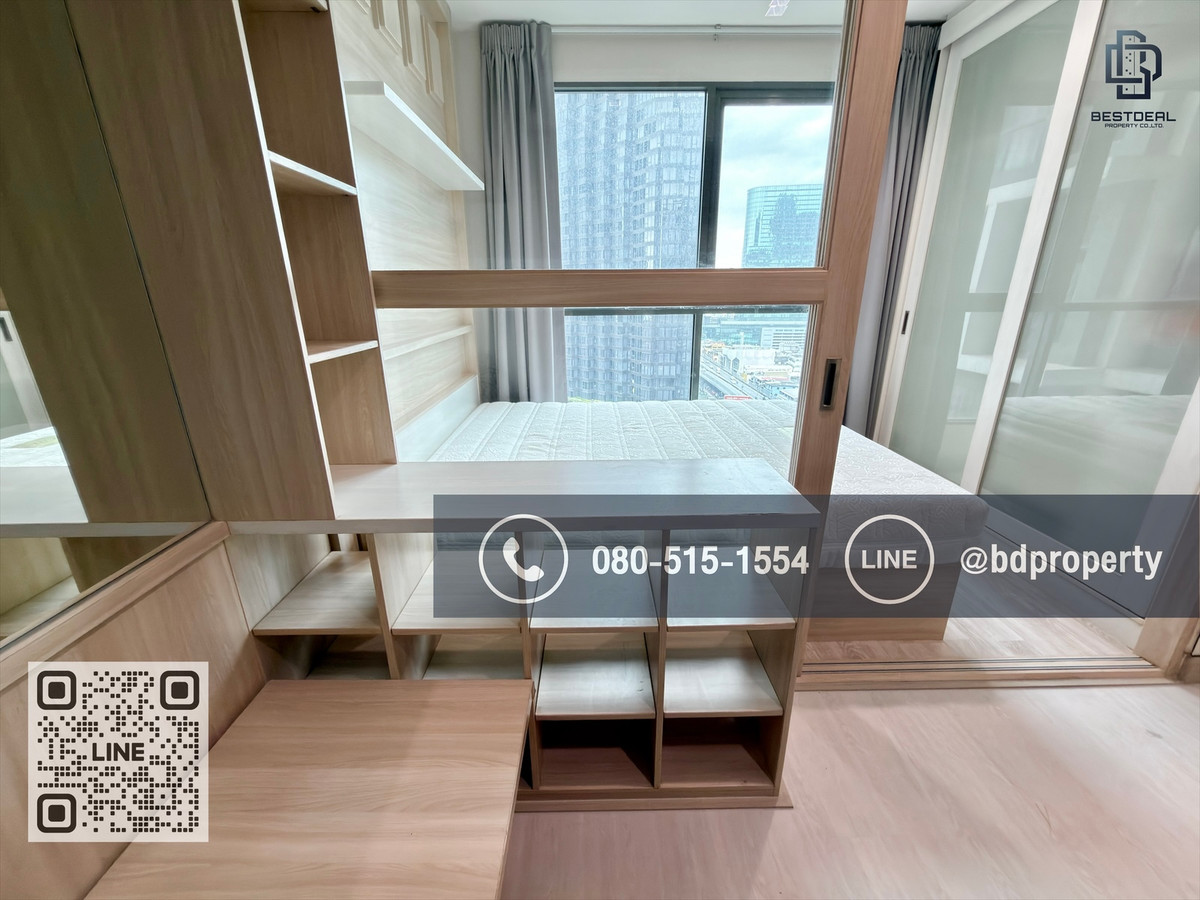 Bestdeal ขายด่วน  Studio 22 sqm.ห้องสวย เฟอร์ครบ ขายเพียง 2.99 ล้านเท่านั้น  ดูลงทุนไม่ควรพลาด ใกล้MRT และ เซ็นทรัลพระราม 9 เพียง 80 ม. – รูปที่ 2