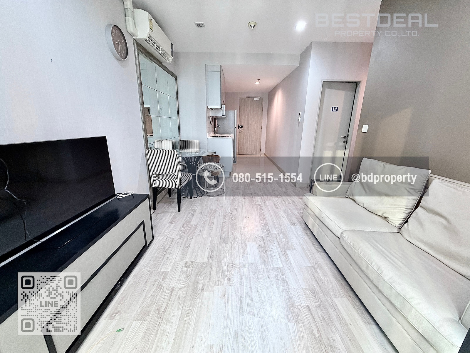 Bestdeal for rent, size 2 bedrooms, 55 sqm., complete furniture and appliances, ready to move in, 24,000 baht/month, “IDEO MOBI RAMA 9”, near MRT and Central Rama 9, only 80 m. – รูปที่ 4