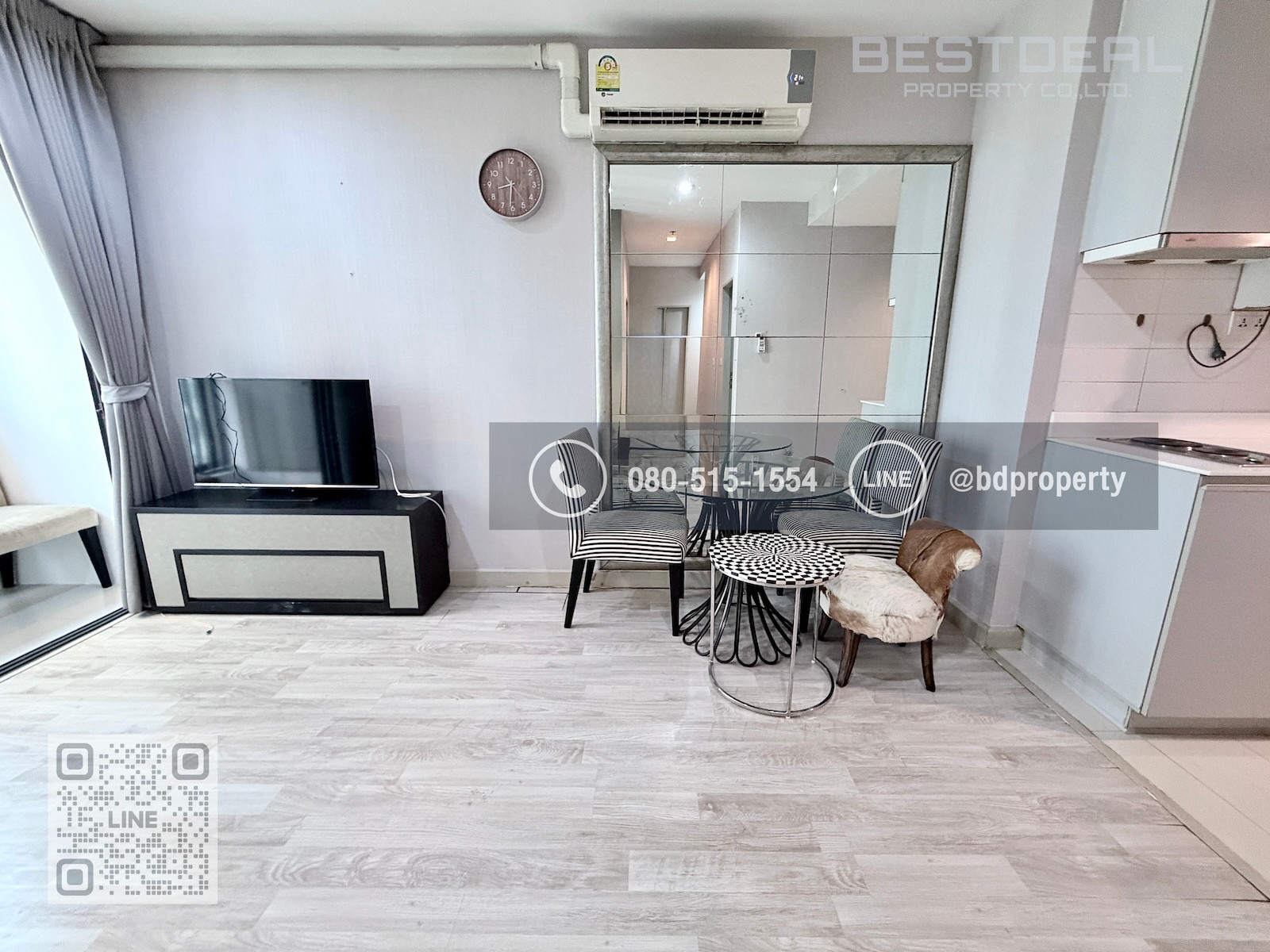 Bestdeal for rent, size 2 bedrooms, 55 sqm., complete furniture and appliances, ready to move in, 24,000 baht/month, “IDEO MOBI RAMA 9”, near MRT and Central Rama 9, only 80 m. – รูปที่ 2