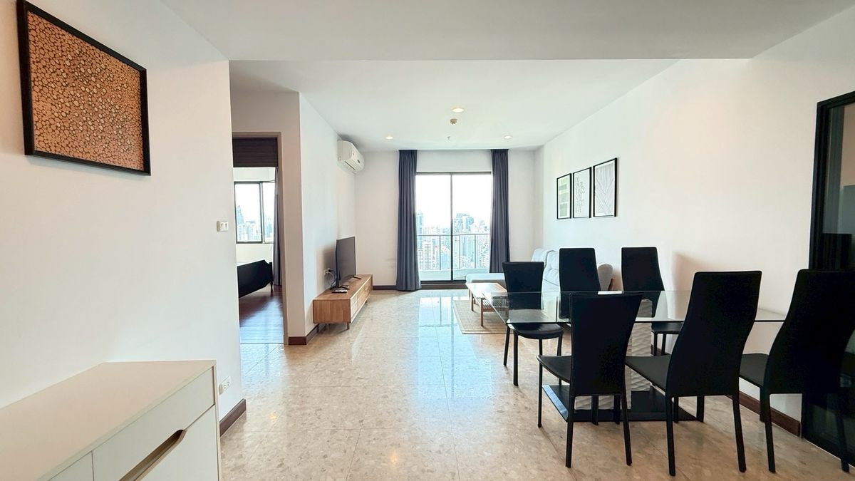 ++++ เช่าด่วน ++++SUPALAI PREMIER ASOKE 2 ห้องนอน 84 ตร.ม. แต่งสวยน่าอยู่ แต่งครบ – รูปที่ 2