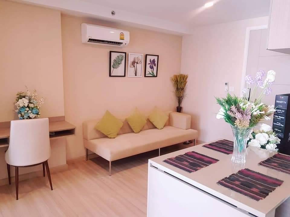 Condo for rent, Knightsbridge, Sky City, New Bridge, beautiful room, new, clean, fully equipped, modern ** next to BTS Sai Yut, Phaholyothin 48, connecting BTS Chatuchak Silom, beautiful room, N12A floor, building 15 floors, Area 34.5, 1 bedroom, large +1
