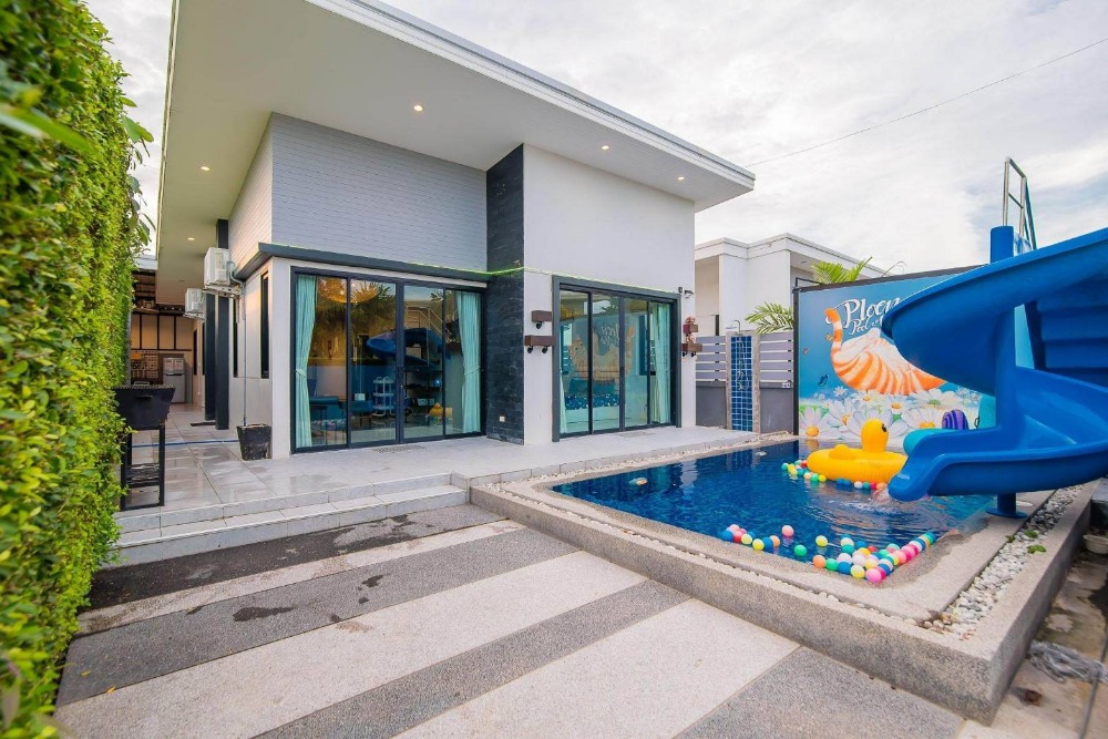 ขายบ้าน Pool Villa หัวหิน ใหม่เอี่ยม พร้อมสระว่ายน้ำ เครื่องเล่นสไลด์เดอร์ใหญ่ Ref.A01231201 ขายบ้าน Pool Villa หัวหิน ใหม่เอี่ยม พร้อมสระว่ายน้ำ เครื่องเล่นสไลด์เดอร์ใหญ่ Ref.A01231201