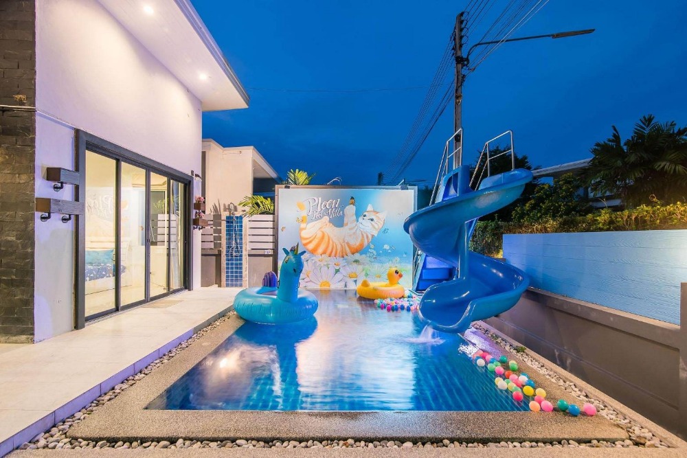 ขายบ้าน Pool Villa หัวหิน ใหม่เอี่ยม พร้อมสระว่ายน้ำ เครื่องเล่นสไลด์เดอร์ใหญ่  Ref.A01231201 – รูปที่ 2