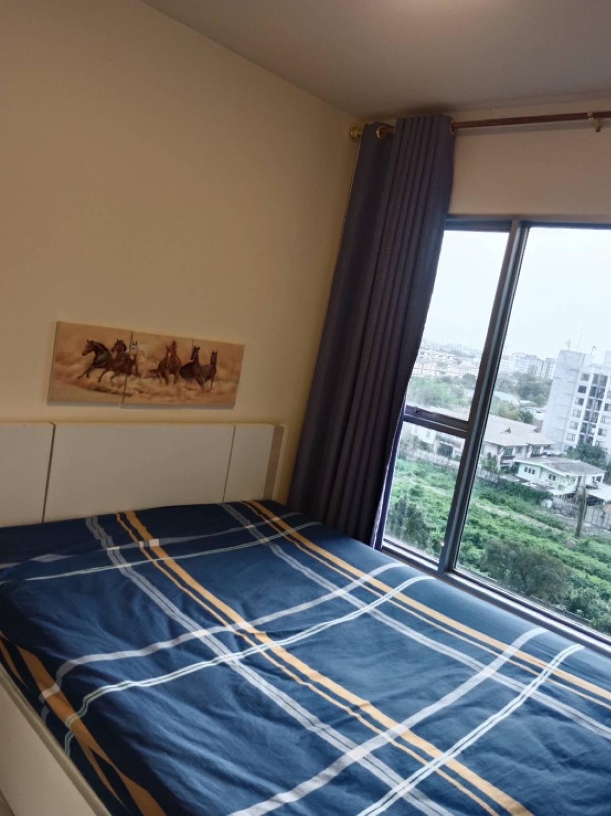 C1297 Condo for rent Rattanathibet 2 size 28 sqm.#There is a washing machine. Near MRT, Bang Kraso Station – รูปที่ 2