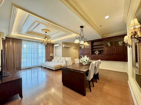 +++เช่าด่วน+++  ห้องกว้าง Baan Klang Krung Siam – Pathumwan** 3 ห้องนอน 120 ตร.ม. แต่งครบพร้อมอยู่!!!