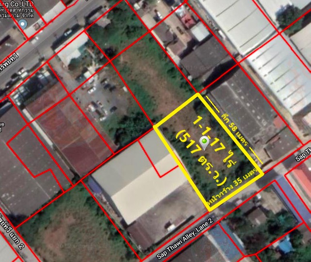 ขาย ที่ดินปทุมธานี  ซอยทรัพย์ทวี สามโคก - ปทุมธานี Ref. A01190702