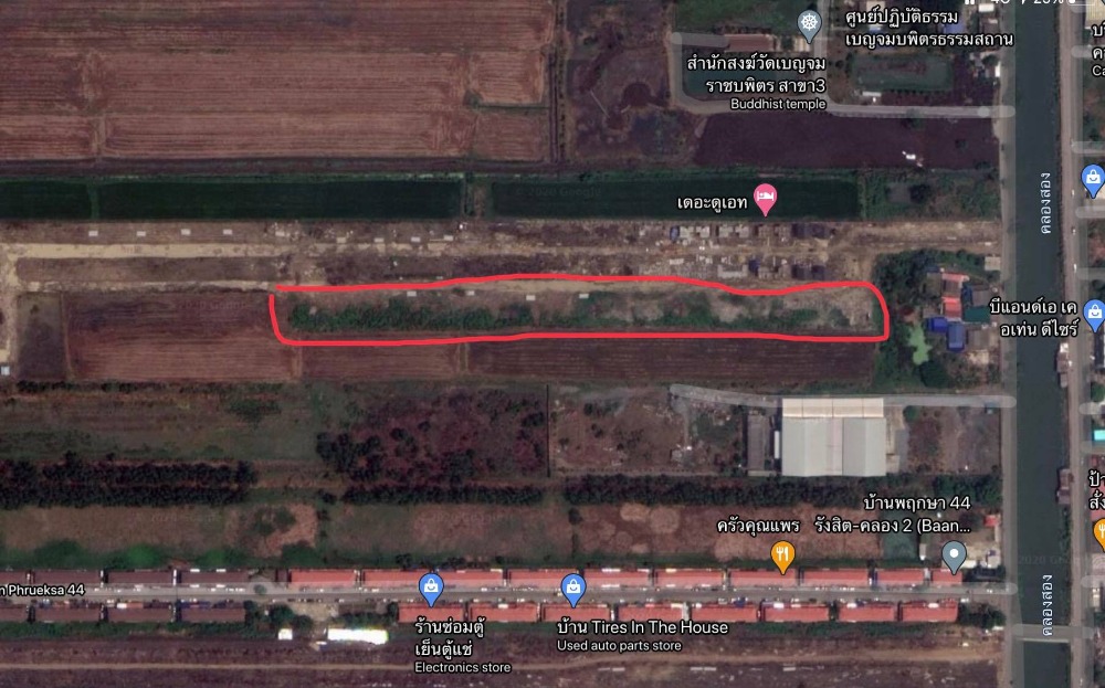 ขายที่ดินหกไร่ คลองสอง รังสิต เหมาะทำหมู่บ้านจัดสรร ตึกแถว อพาร์ทเมนต์ อาคารอาณิชย์ ขายที่ดินหกไร่ คลองสอง รังสิต เหมาะทำหมู่บ้านจัดสรร ตึกแถว อพาร์ทเมนต์ อาคารอาณิชย์