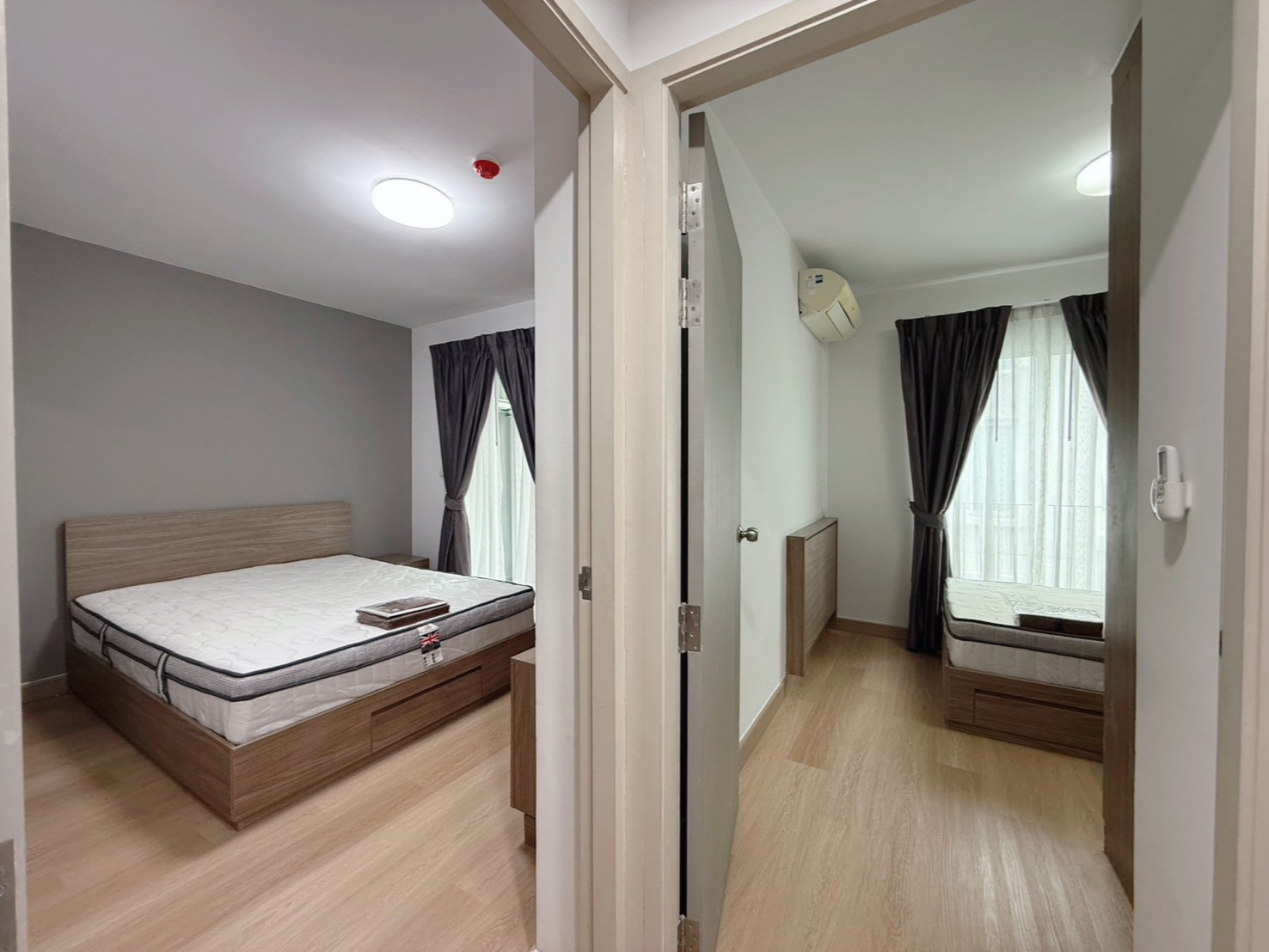For rent 2 bedrooms, garden view, Chapter One The Campus Kaset, Chapter One The Campus Kaset, near Kasetsart University, Bangkhen, only 200 meters and near BTS Sanam Khen Station, only 100 meters. – รูปที่ 3