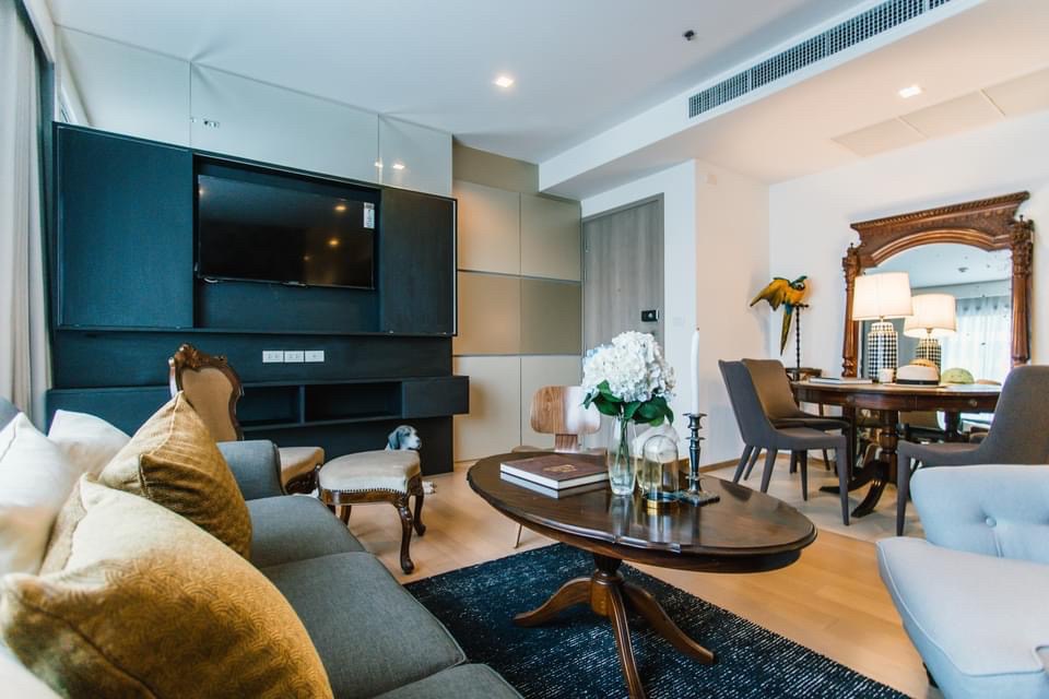 +++ขายด่วน+++ HQ Thonglor, 2 ห้องนอน 79.79 ตรม. ชั้น 8 แต่งครบพร้อมอยู่ – รูปที่ 3