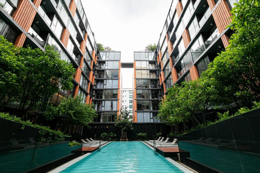 For Rent | Quintara Sukhumvit 42 Real photos, real rooms, not sample rooms. Furniture and electrical appliances are provided according to the picture 16000 baht.