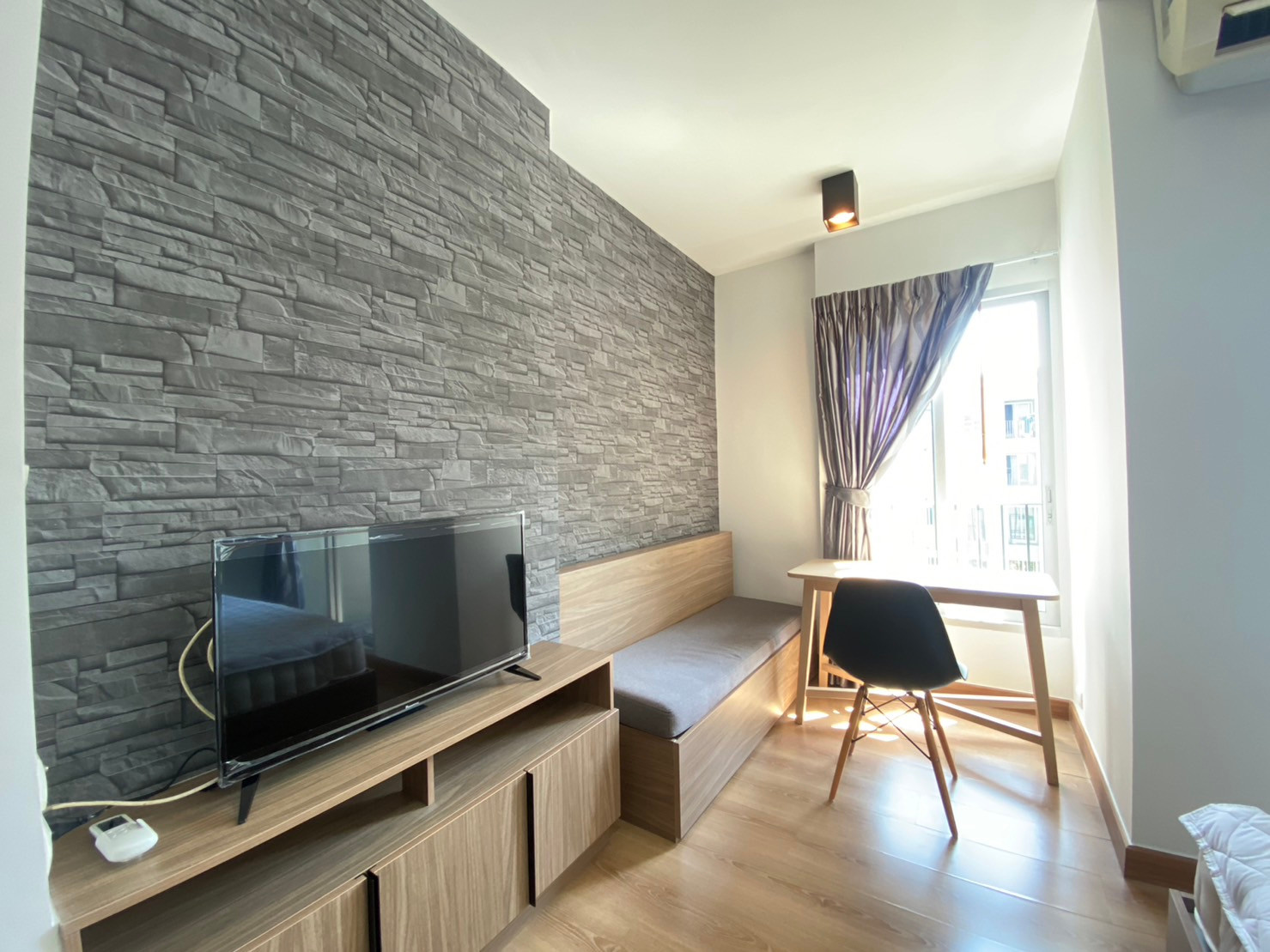 Condo for rent, Chapter One The Campus Kaset, Chapter One The Campus Kaset, near Kasetsart University, Bangkhen, only 200 meters and near BTS Sanam Khen Station, only 100 meters. – รูปที่ 2