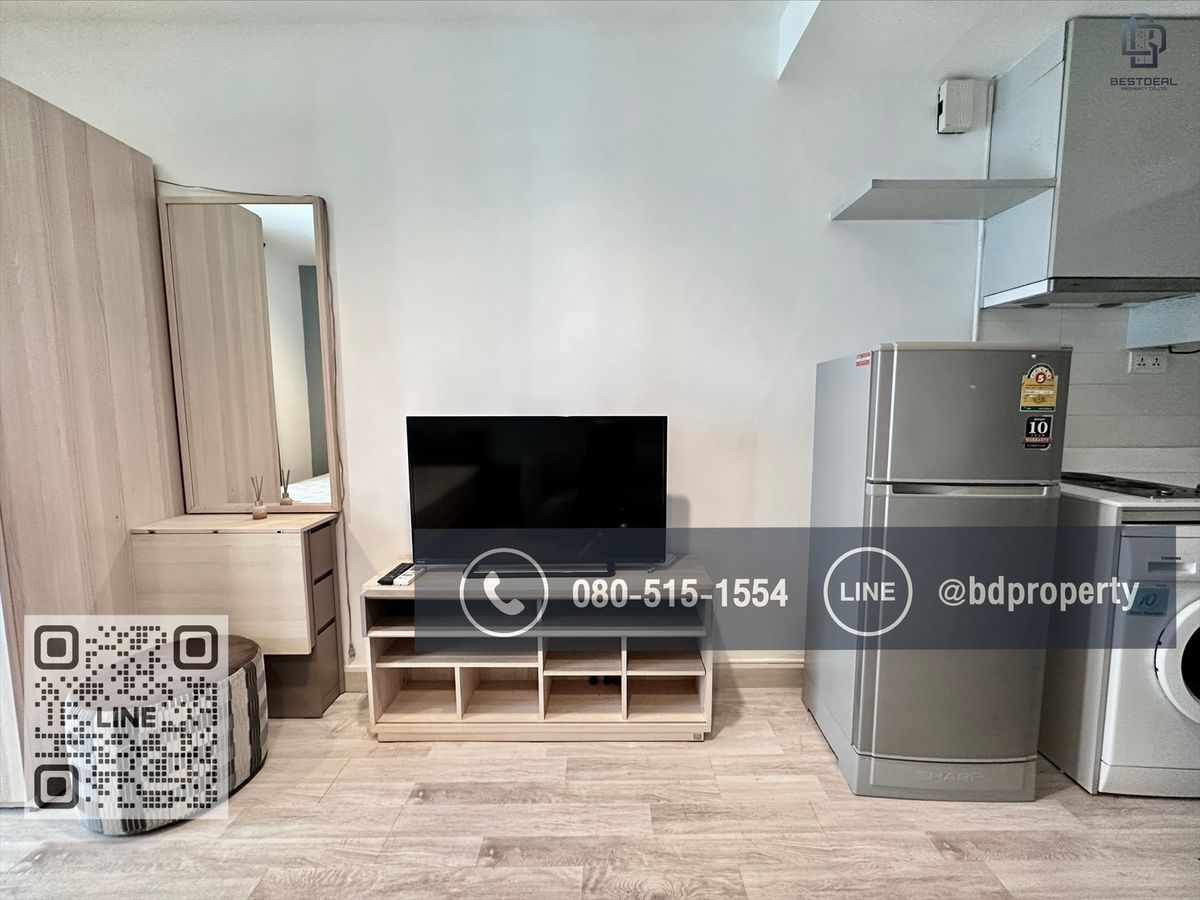 Bestdeal ขายด่วน  Studio 22 sqm.ห้องสวย เฟอร์ครบ ขายเพียง 2.99 ล้านเท่านั้น  ดูลงทุนไม่ควรพลาด ใกล้MRT และ เซ็นทรัลพระราม 9 เพียง 80 ม. – รูปที่ 2