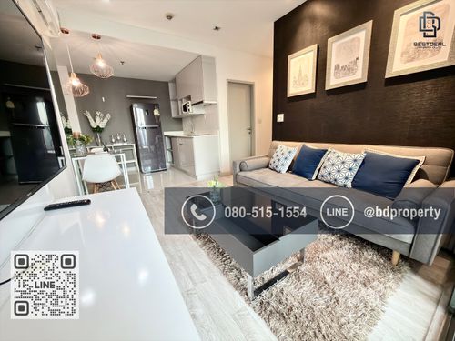 Bestdeal ขายด่วน  2 ห้องนอน 55 ตร.ม.  ห้องสวย City view เฟอร์นิเจอร์และเครื่องใช้ไฟฟ้าครบ ขายเพียง 8.49  ล้านเท่านั้น “IDEO MOBI RAMA 9” ใกล้MRT และ เซ็นทรัลพระราม 9 เพียง 80 ม.