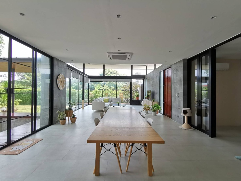 (Discount 1 million) Single house for sale, modern, very beautiful, size 2 ngan, new built house near Nakhon Pathom Rajabhat, Silpakorn University, new motorway Suitable for a vacation home or office or cafe. – รูปที่ 4