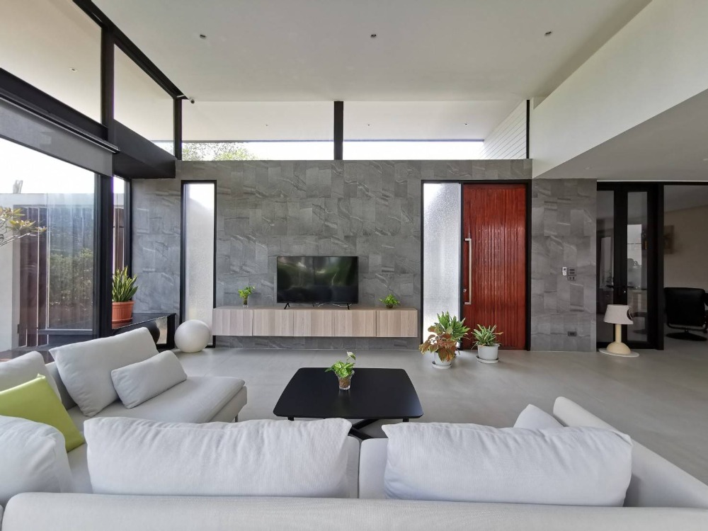 (Discount 1 million) Single house for sale, modern, very beautiful, size 2 ngan, new built house near Nakhon Pathom Rajabhat, Silpakorn University, new motorway Suitable for a vacation home or office or cafe. – รูปที่ 3