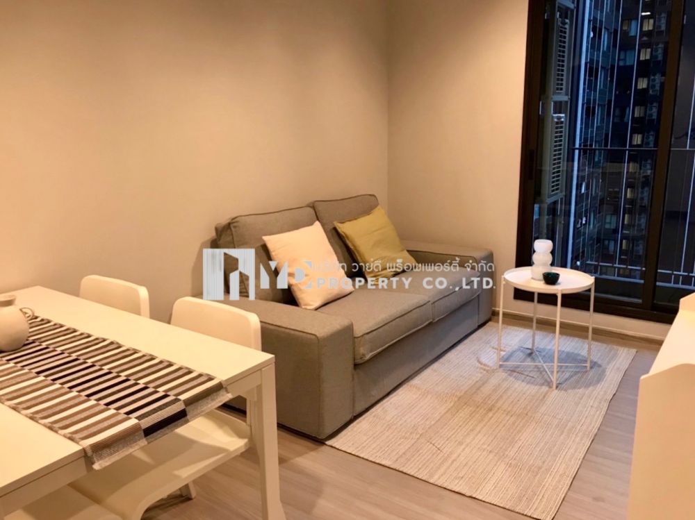 ให้เช่าถูกมาก : LIFE อโศก พระรามเก้า I 2 BED 1 BATH 48 ตร.ม. - 30,000 thb. - แต่งสวย สไตล์ Muji /เครื่องใช้ไฟฟ้าครบ/ วิวสวนโครงการเขียวสบายตา – รูปที่ 2