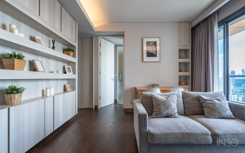 () The Lumpini 24 ขายและให้เช่า (Sell ​​and rent)  2br.2bath 54.3 sqm. corner วิวสวนป่าเบญจกิติ และ City View ตกแต่งสวย ชั้น 22 – รูปที่ 3