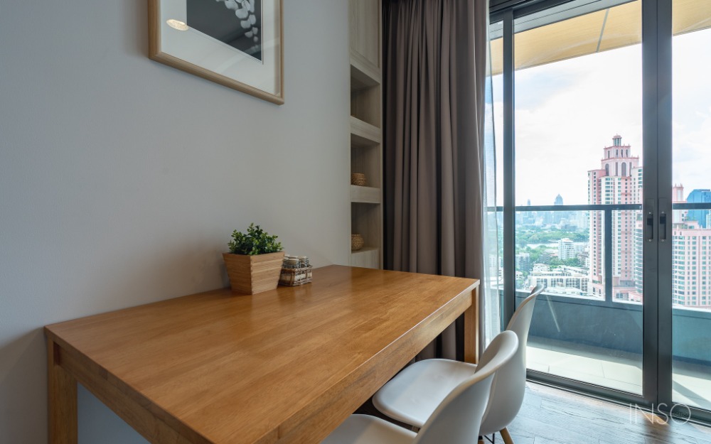 () The Lumpini 24 ขายและให้เช่า (Sell ​​and rent)  2br.2bath 54.3 sqm. corner วิวสวนป่าเบญจกิติ และ City View ตกแต่งสวย ชั้น 22 – รูปที่ 4