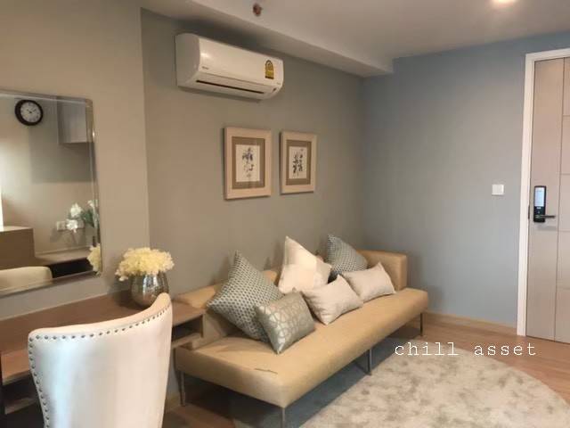 📢💗 Selling below cost !! Luxury condo, Knightbridge Skycity, Saphan Mai, size 34.5 sq m., 7th floor, new room - fully furnished, ready to move in. There are electrical appliances available for use 3,290,000