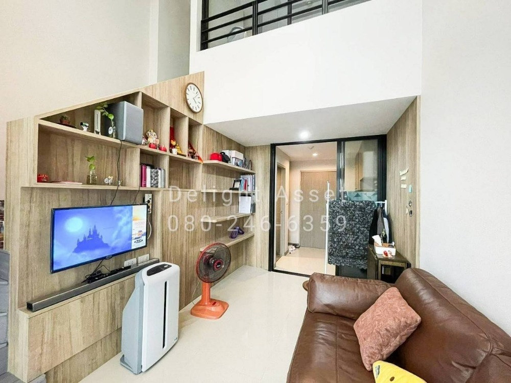 For Sale!! L Loft ratchada 19, Duplex type : 1 Bedroom 39.4 sq.m. 5th Floor Fully-furnished near MRT Ratchadaphisek For Sale!! L Loft ratchada 19, Duplex type : 1 Bedroom 39.4 sq.m. 5th Floor Fully-furnished near MRT Ratchadaphisek