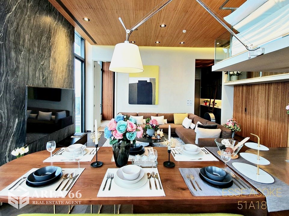 🔥 ขายด่วน ราคาดีมาก!!! Duplex Penthouse ห้องหรูสุดพรี่เมี่ยม ใจกลางอโศก ขายคอนโด The ESSE Asoke (ดิ เอส อโศก) ใกล้ MRT สุขุมวิท – รูปที่ 4