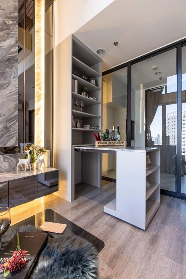 Rental : Ideo Mobi Asoke , Duplex 1 Bed , 2 Bath , 16th Floor , 45.03 S.qm – รูปที่ 3