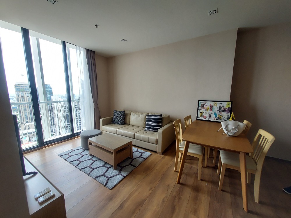 Park24, 2Bed 2Bath, 55.50 Sqm. 40th floor, Beautiful view, New, fully furnished for rent – รูปที่ 3